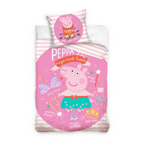 DJEČJA POSTELJINA 135/200 cm   - pink, Konvencionalno, tekstil (135/200cm) - Peppa Pig