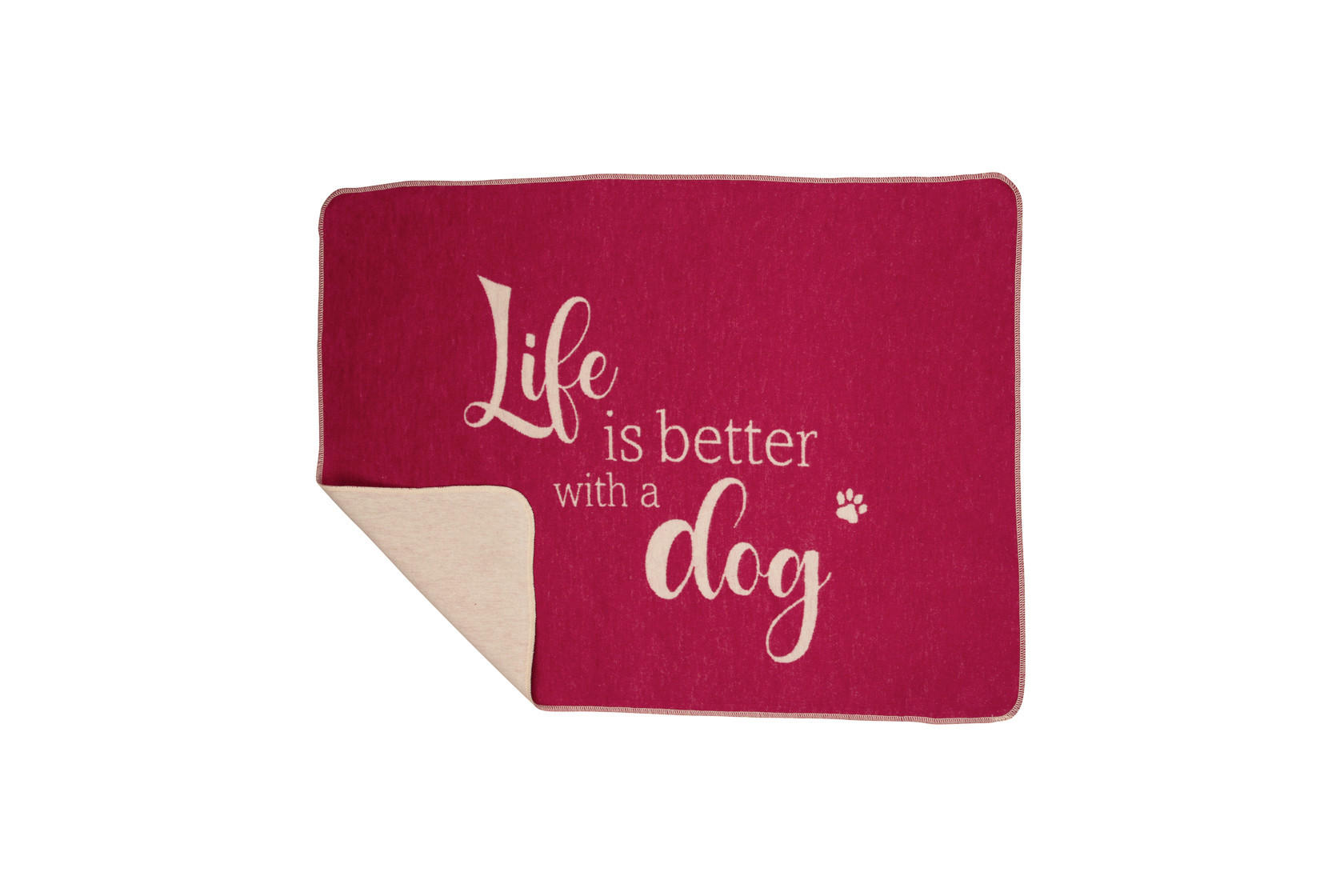 DEKA, bavlna (recyklovaná), 70/90 cm - pink, Basics, textil (70/90cm) - David Fussenegger