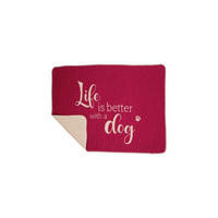 DEKA PRO PSY, bavlna (recyklovaná), 70/90 cm - pink, Basics, textil (70/90cm) - David Fussenegger