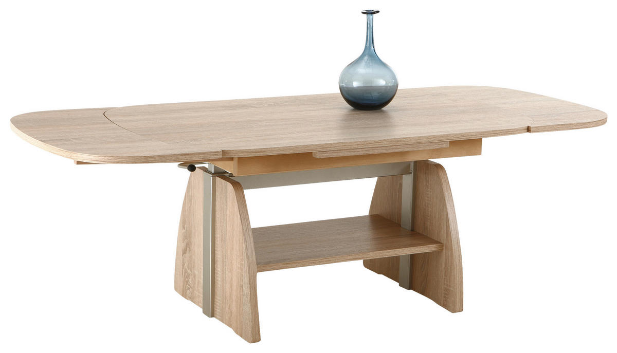 COUCHTISCH 108-157/67/53-69 cm rechteckig Sonoma Eiche  - Sonoma Eiche, KONVENTIONELL, Holzwerkstoff (108-157/67/53-69cm) - Boxxx