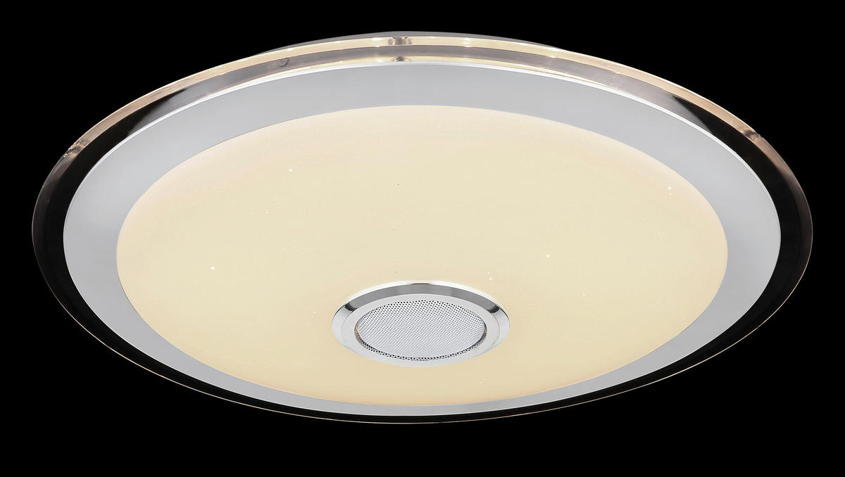 LED-TAKLAMPA 24 W 43/10,5 cm  - klar/vit, Klassisk, metall/plast (43/10,5cm) - Globo