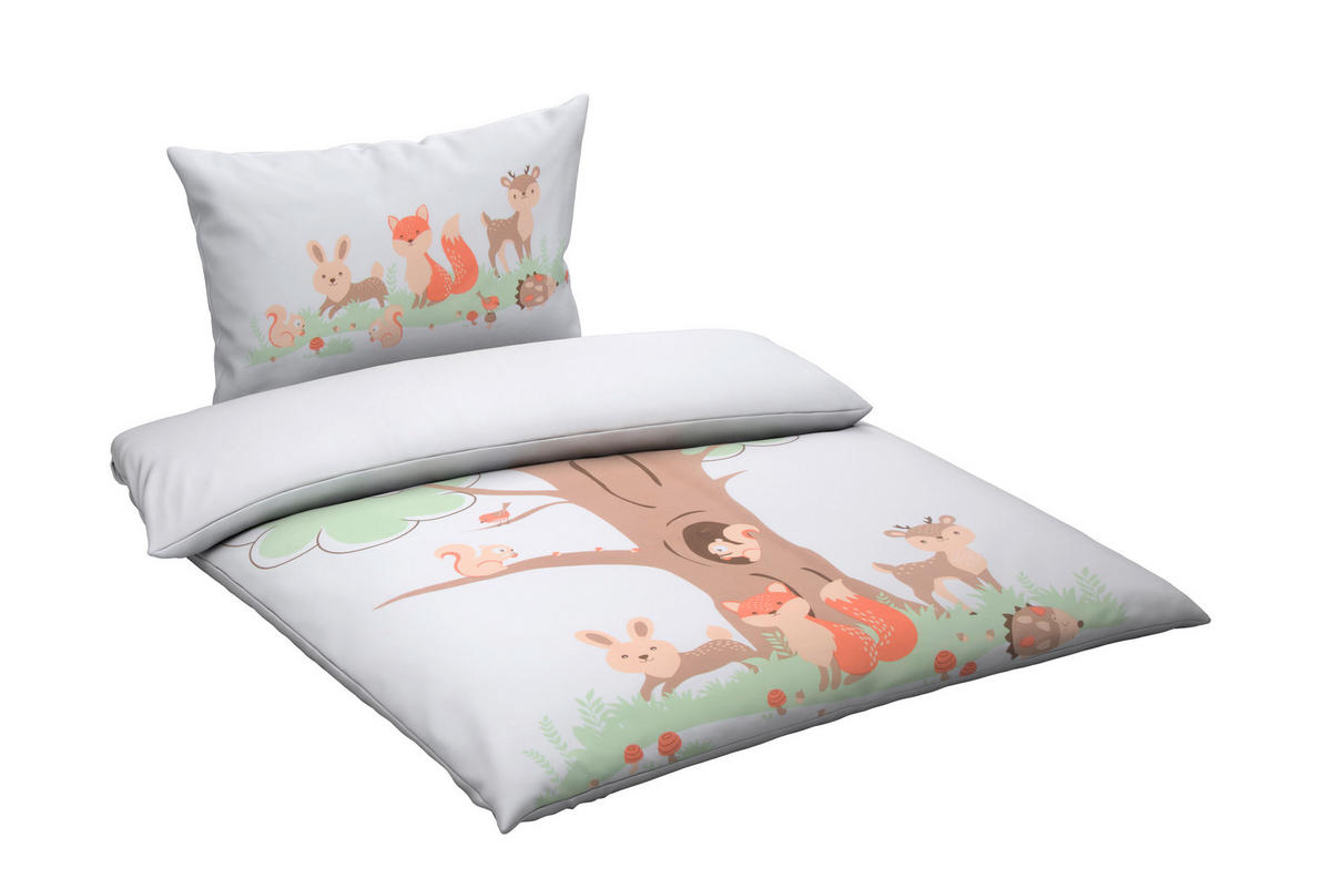 BABYBETTWÄSCHE Webstoff 100/135 cm  - Multicolor, Basics, Textil (100/135cm) - Patinio