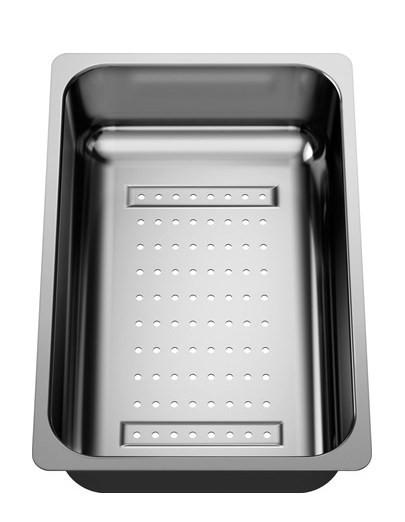 RESTESCHALE 220736  - Edelstahlfarben, Basics, Metall (20/10/42cm) - Blanco