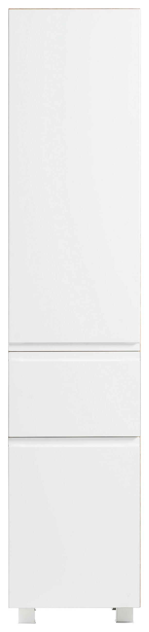 HOCHSCHRANK 40/180/35 cm  - Weiss/Eiche Wotan, Modern, Holzwerkstoff (40/180/35cm) - Held