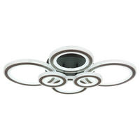 LED-DECKENLEUCHTE    78/56/12 cm  - Klar/Weiss, Design, Kunststoff/Metall (78/56/12cm) - Globo