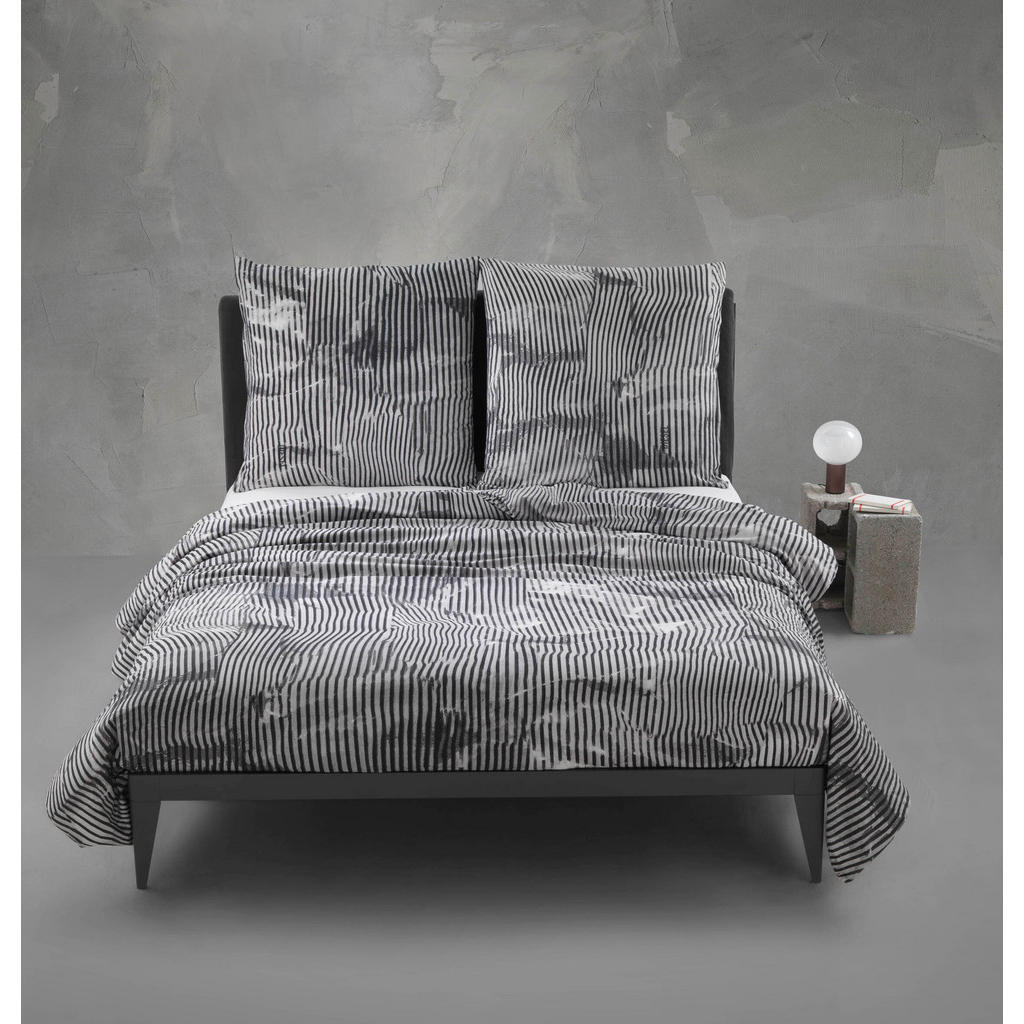 Thumbnail - Diesel Bettwäsche Diesel, Schwarz, Textil, Ornament, 155x220 cm, Oeko-Tex® Standard 100, pflegeleicht, Schlaftextilien, ...