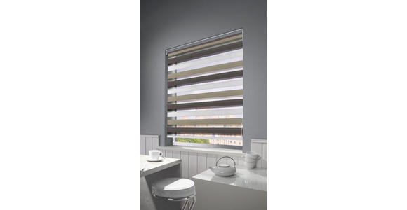 DUOROLLO - Hellbraun/Dunkelbraun, Design, Textil (60/160cm) - Homeware