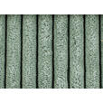3-SITZER-SOFA Cord Salbeigrün  - Salbeigrün/Schwarz, KONVENTIONELL, Kunststoff/Textil (248/76/95cm) - Carryhome