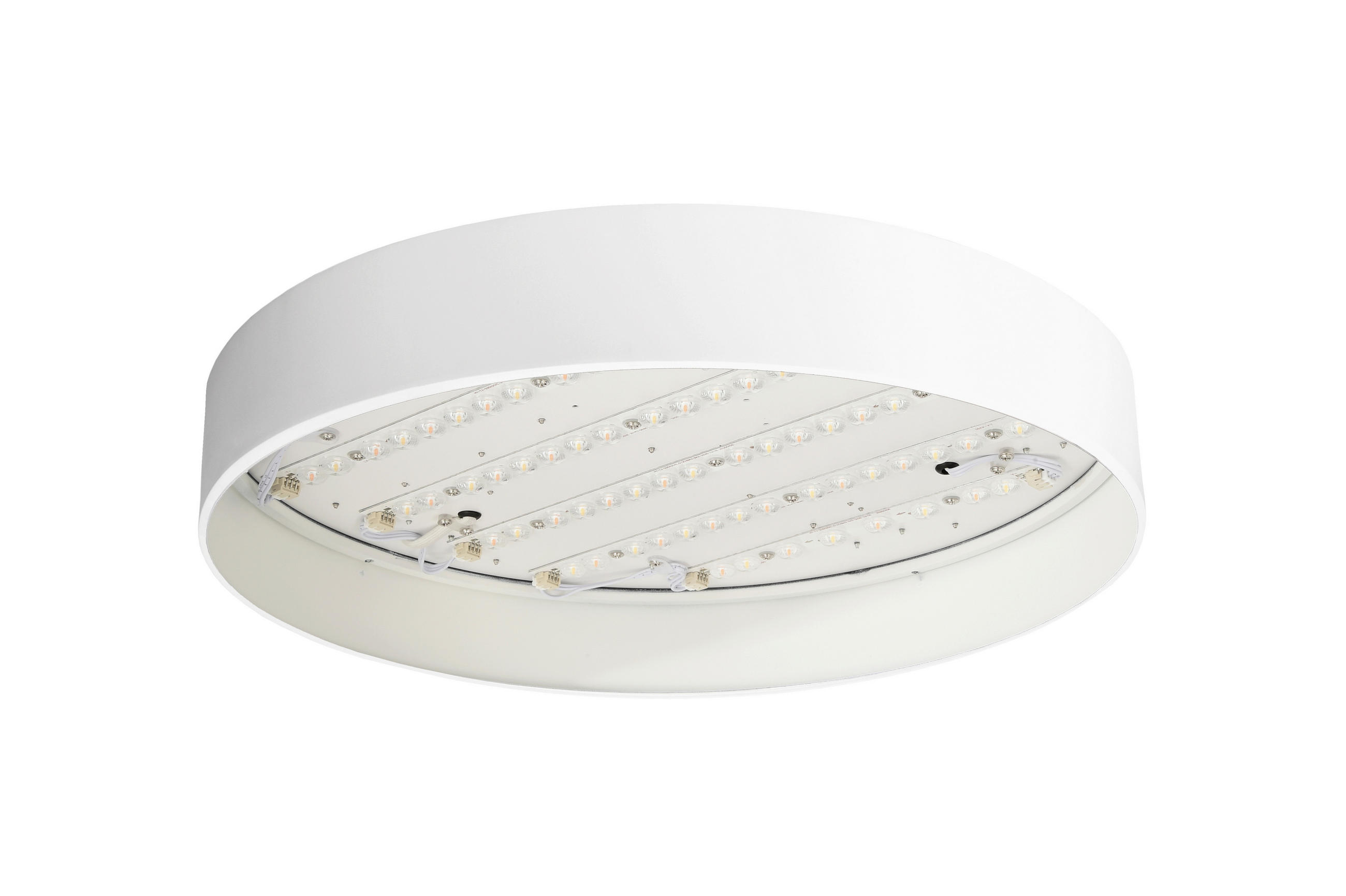 LED-DECKENLEUCHTE Menkar 40/40/9 cm   - Weiß, KONVENTIONELL, Metall (40/40/9cm)