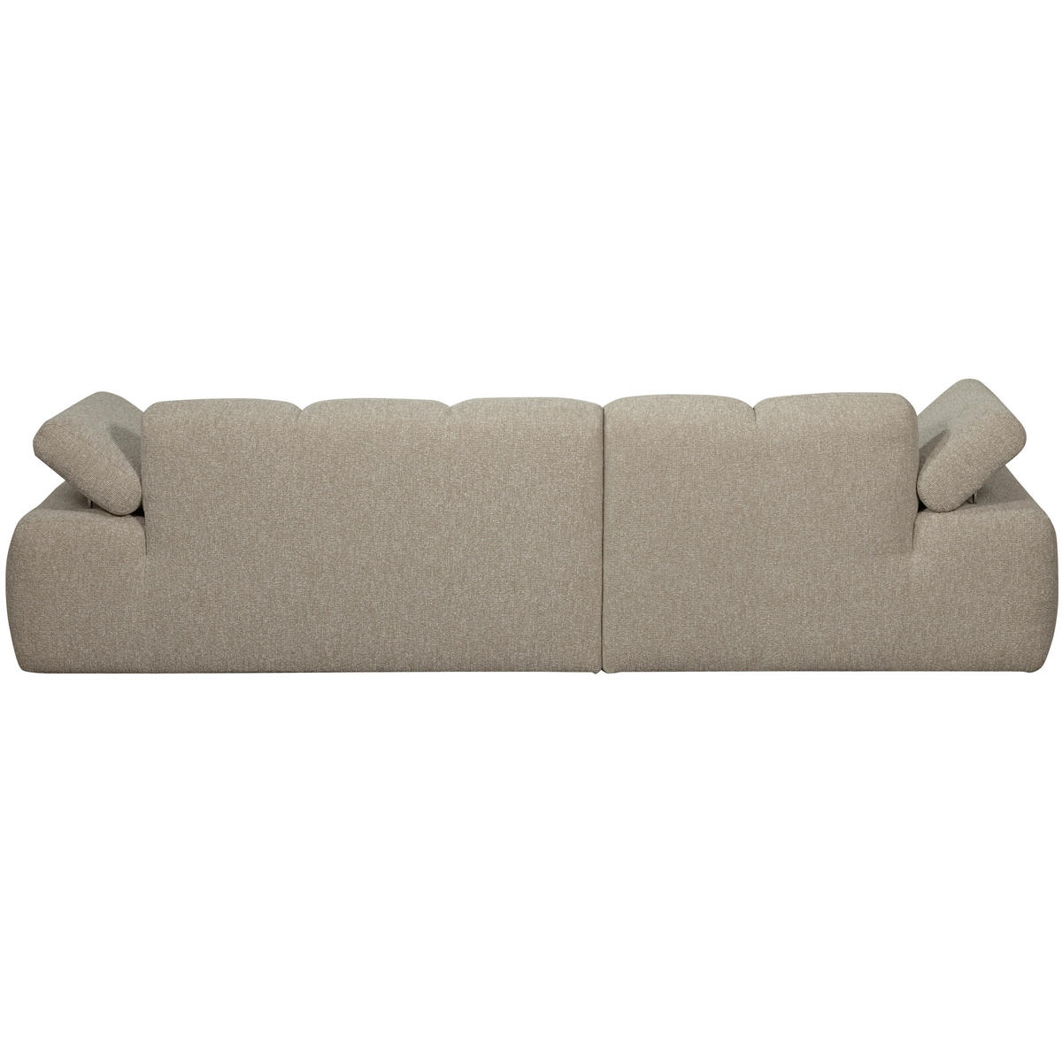 ECKSOFA Mojo Beige Bouclé  - Beige/Schwarz, Design, Kunststoff/Textil (160/284cm) - Livetastic