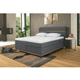 BOXSPRINGBETT 180/200 cm  in Dunkelgrau  - Eichefarben/Dunkelgrau, Natur, Holz/Textil (180/200cm) - Linea Natura