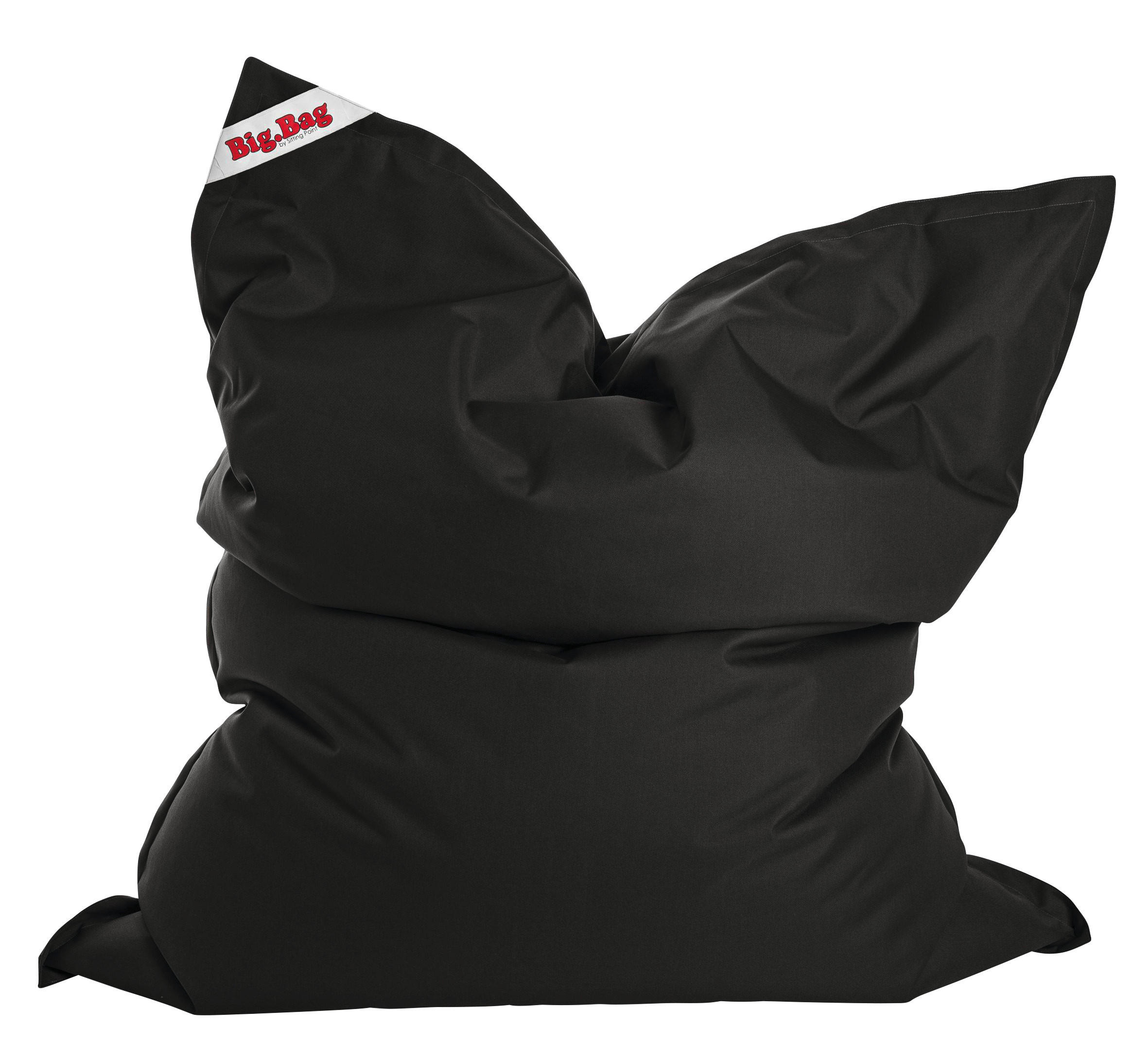 SITZSACK 380 l  - Schwarz, Design, Textil (130/170/130cm)