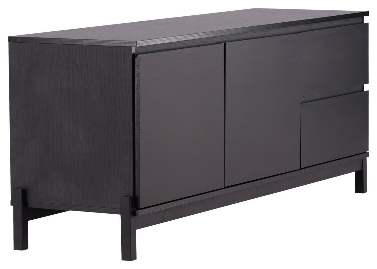 SIDEBOARD 135/56/40 cm  - svart, Design, metall/trämaterial (135/56/40cm) - Niels Andersson