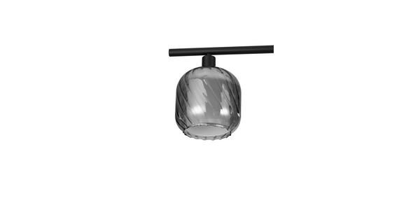 HÄNGELEUCHTE 100/15/150 cm  - Schwarz/Weiß, Basics, Glas/Metall (100/15/150cm) - Novel