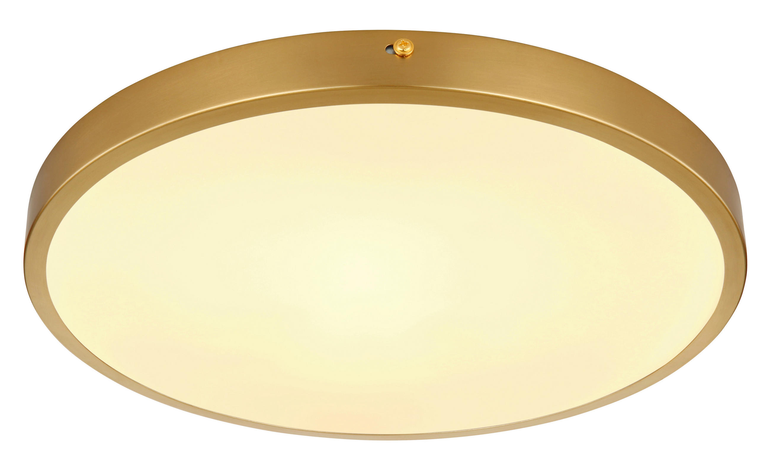 Globo Led-Deckenleuchte Opal, Messing 35x3x35 cm