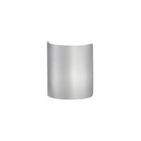 LED-WANDLEUCHTE Halv 12/15/6,5 cm   - Silberfarben, Design, Metall (12/15/6,5cm) - Fischer & Honsel