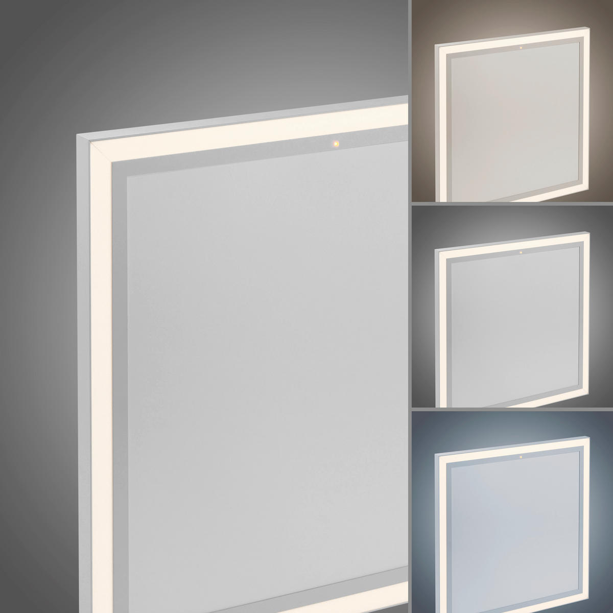LED-DECKENLEUCHTE 60/60/6,8 cm   - Weiß, KONVENTIONELL, Kunststoff/Metall (60/60/6,8cm)