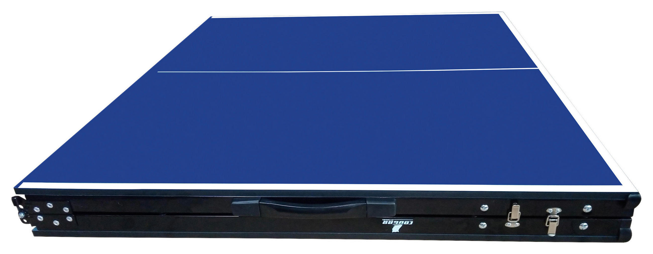 TISCHTENNISTISCH - Blau, Konventionell, Holz/Metall (102/65/180cm)