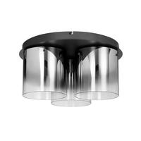 LED PLAFONJERA Baia  - crna, Dizajnerski, staklo/metal (49/25cm) - Dieter Knoll