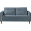 SCHLAFSOFA in Holz, Textil Buchefarben, Hellblau  - Buchefarben/Hellblau, Design, Holz/Textil (174/88/104cm) - Niels Andersson