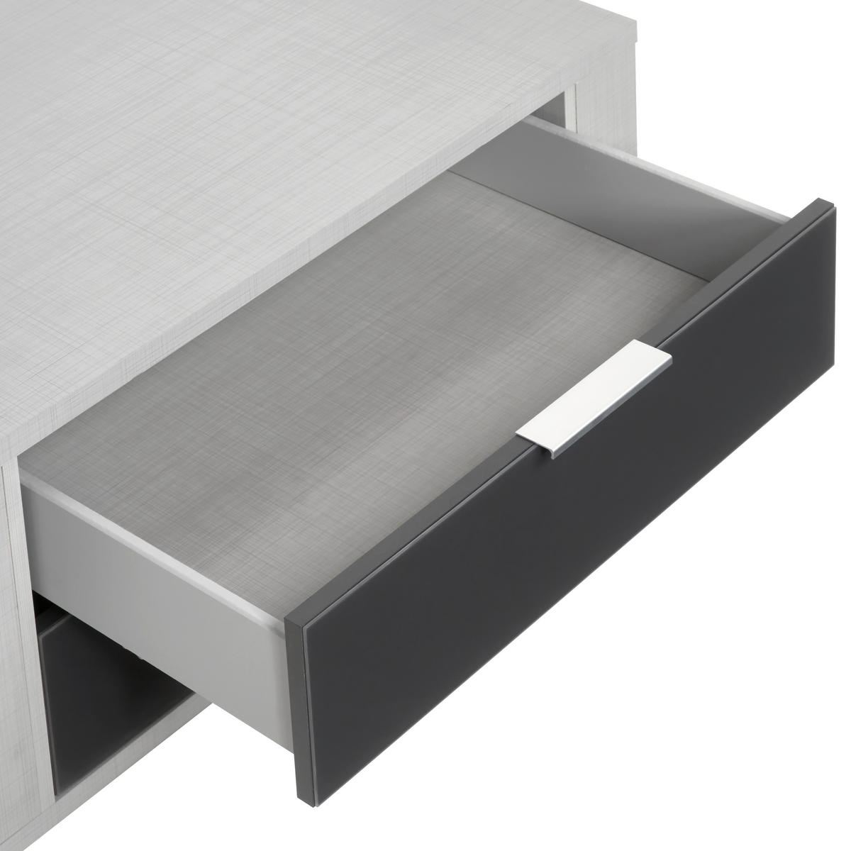 SCHUBKASTENEINSATZ 87/51/50 cm   - Grau, Modern, Holzwerkstoff (87/51/50cm) - MID.YOU