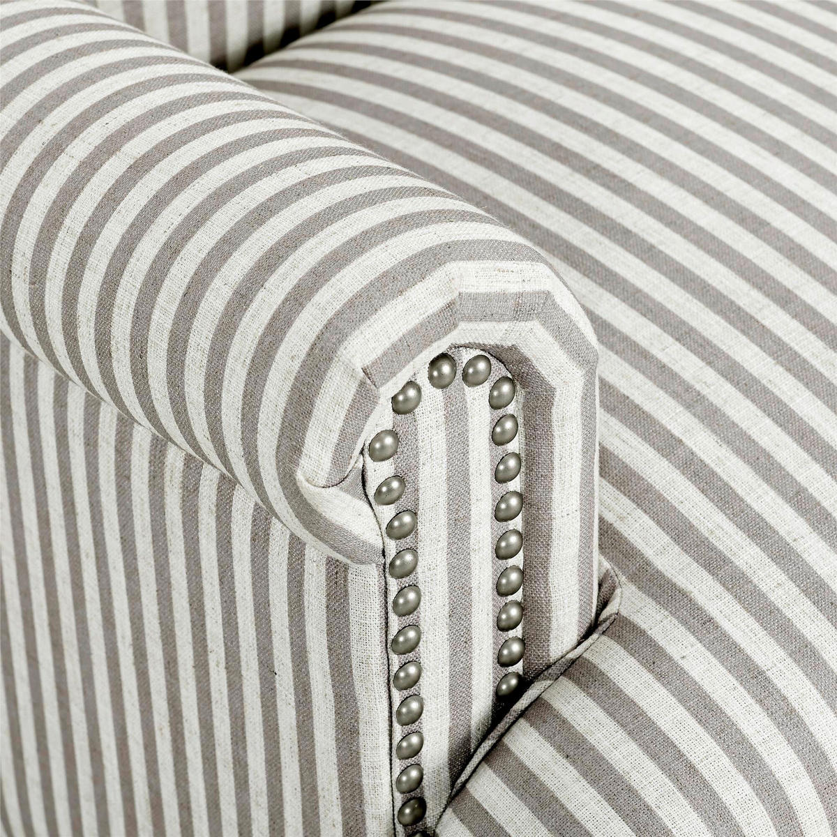 OHRENSESSEL Leinenoptik Beige  - Beige/Naturfarben, Design, Holz/Textil (76/89/73cm) - MID.YOU