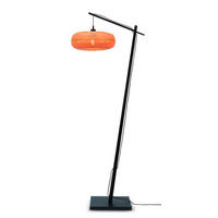 GOLVLAMPA GOOD&MOJO  40/68/176 cm    - svart/naturfärgad, Trend (40/68/176cm) - Good & Mojo