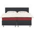 BOXSPRINGBETT 180/200 cm INKL. Matratze, Topper - Chromfarben/Rot, KONVENTIONELL, Leder/Textil (180/200cm) - Esposa BOXSPRINGBETT 180/200 cm INKL. Matratze, Topper - Chromfarben/Rot, KONVENTIONELL, Leder/Textil (180/200cm) - Esposa