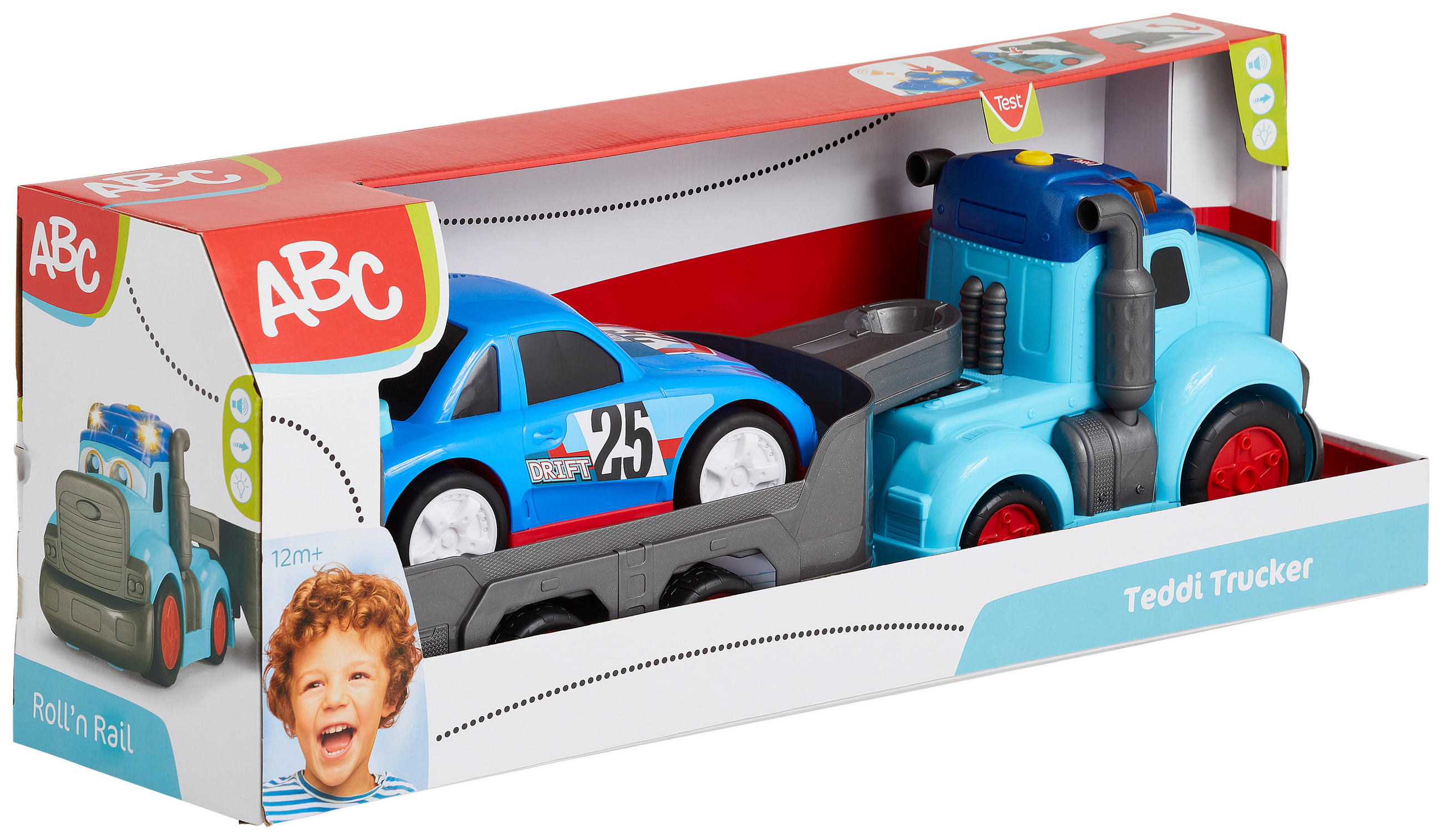 SPIELZEUGAUTO - Rot/Grau, Basics, Kunststoff (69/25/18cm) - Dickie Toy