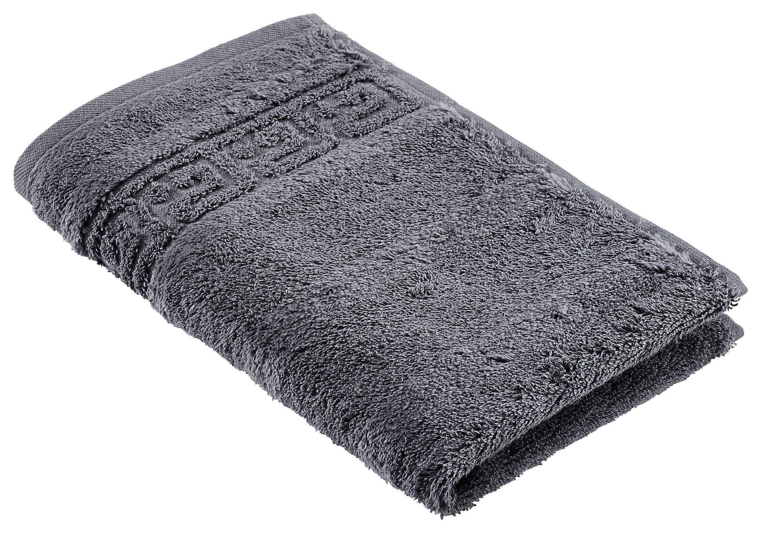 GÄSTETUCH Noblesse Uni Anthrazit 30/50 cm  - Anthrazit, Basics, Textil (30/50cm) - Cawoe