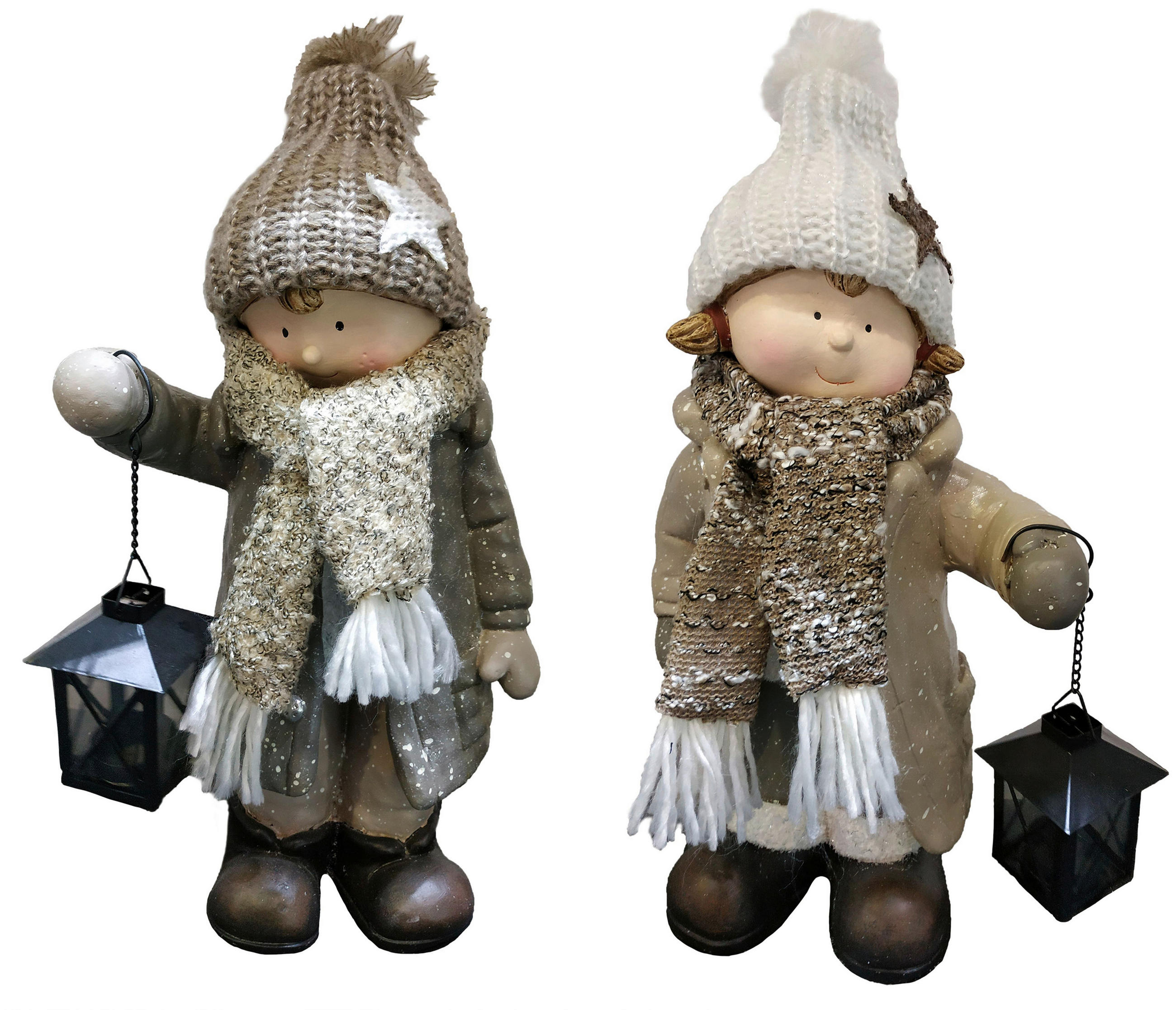 OKRASNA FIGURA OTROKA - večbarvno, Trendi, kamen (26/43/16cm) - X-Mas
