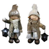 OKRASNA FIGURA OTROKA - večbarvno, Trendi, kamen (26/43/16cm) - X-Mas