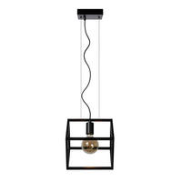 HÄNGELEUCHTE Fabian 20/25/161 cm  - Schwarz, Basics, Metall (20/25/161cm) - Lucide