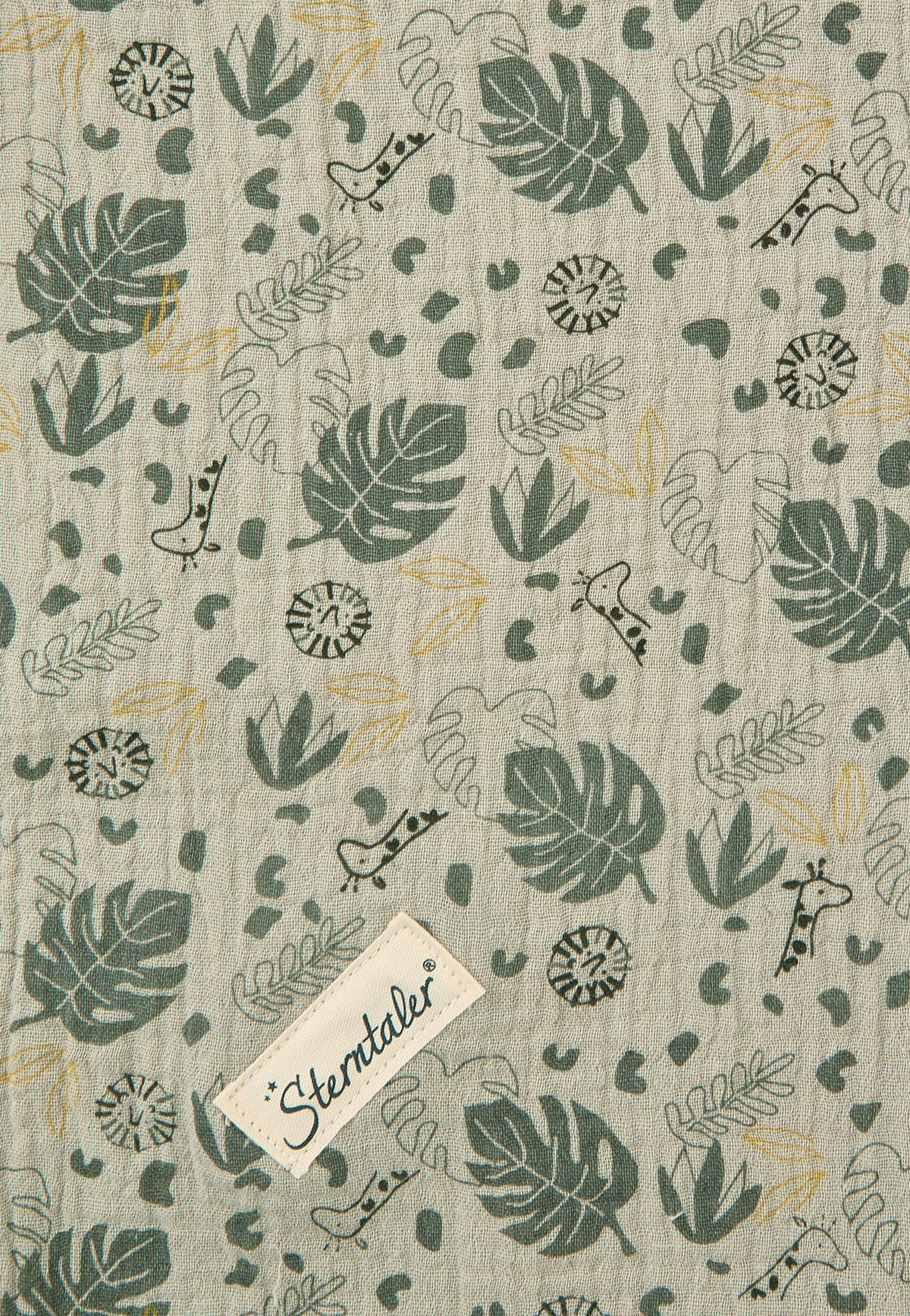 BABYDECKE 73/73 cm  - Mintgrau, Trend, Textil (73/73cm) - Sterntaler