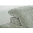 ECKSOFA  in Chenille Mintgrün  307/243 cm  - Schwarz/Mintgrün, Design, Textil/Metall (307/243cm) - Xora