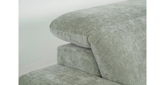 ECKSOFA  in Chenille Mintgrün  307/243 cm  - Schwarz/Mintgrün, Design, Textil/Metall (307/243cm) - Xora