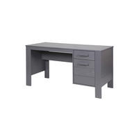 SCHREIBTISCH 141/59/74 cm  in Dunkelgrau  - Dunkelgrau, Design, Holz (141/59/74cm) - Livetastic