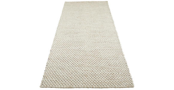 LÄUFER 80/250 cm Happy  - Weiß, KONVENTIONELL, Textil (80/250cm) - Boxxx