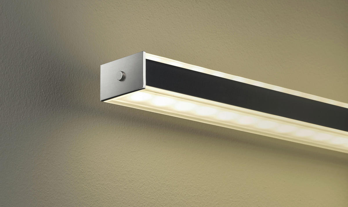 ZÁVĚSNÉ LED SVÍTIDLO, 115/7/90 cm - černá/barvy niklu, Design, kov (115/7/90cm) - Fischer & Honsel