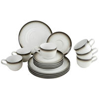 Serviciu De Cafea 18 piese  - maro/bej, Lifestyle, ceramică (5kg) - Seltmann Weiden