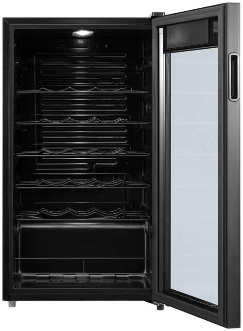 WEINKÜHLSCHRANK WKS 1-40, 500033  - Schwarz, Basics, Glas/Kunststoff (47/84,5cm) - Silva Schneider