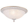 DECKENLEUCHTE     - Weiss/Goldfarben, Basics, Glas/Metall (35/19/35cm) - MAYTONI