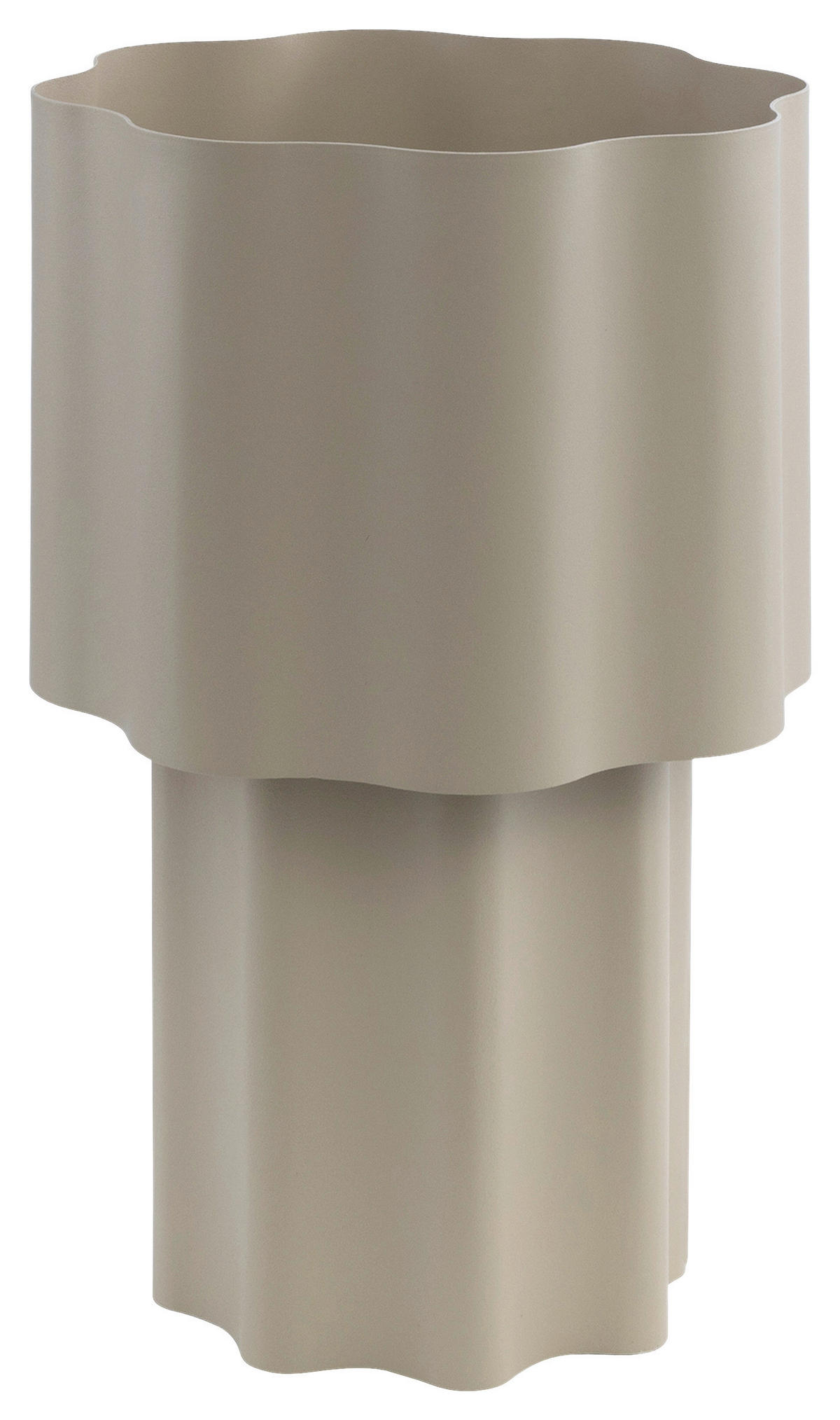 TISCHLEUCHTE - Sandfarben, Trend, Metall (23/36cm) - Collet's Monde