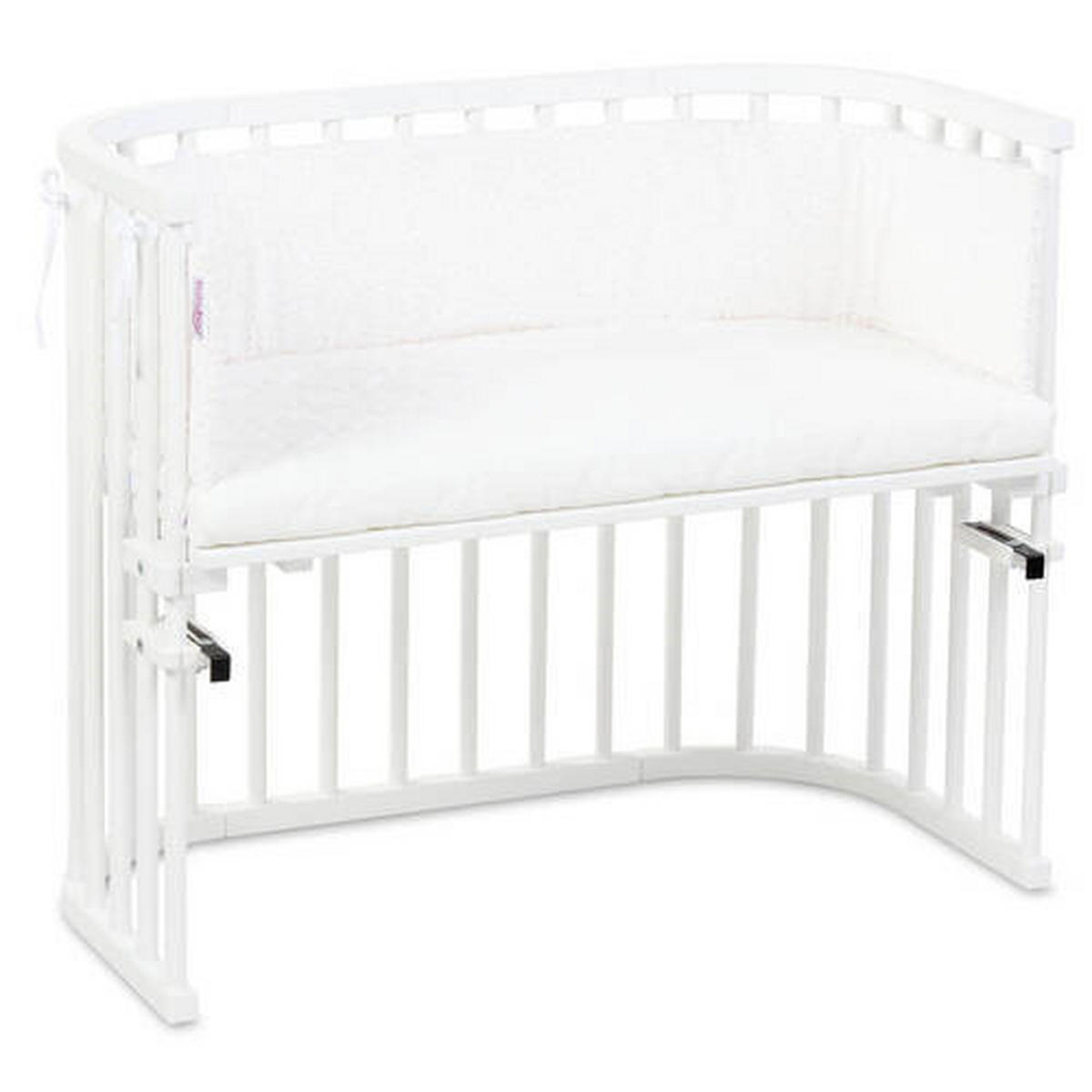 NESTCHEN Babybay Original   24/149 cm  - Weiß/Rosa, Basics, Textil (24/149cm) - Babybay