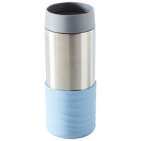 THERMOBECHER 0.35 l  - Blau/Edelstahlfarben, Trend, Kunststoff/Metall (7,1/18,2cm) - Homeware Profession.