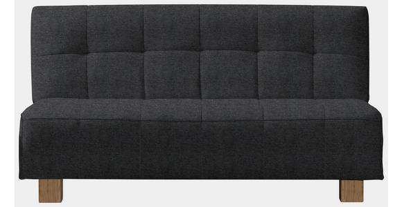 SCHLAFSOFA in Dunkelgrau - Dunkelgrau/Naturfarben, Design, Holz/Textil (165/92/102cm) - Novel