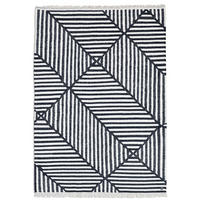 TEPPICH 65/135 cm Schwarz  - Schwarz, Design, Textil (65/135cm) - Tom Tailor