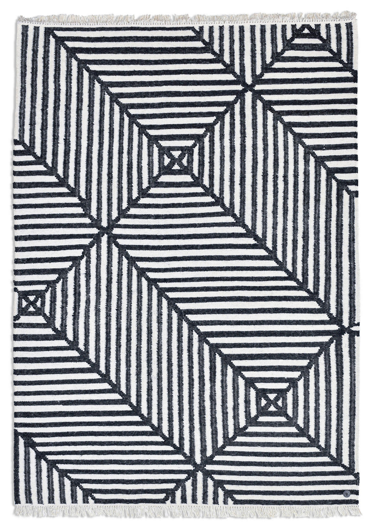 TEPPICH 65/135 cm Schwarz  - Schwarz, Design, Textil (65/135cm) - Tom Tailor