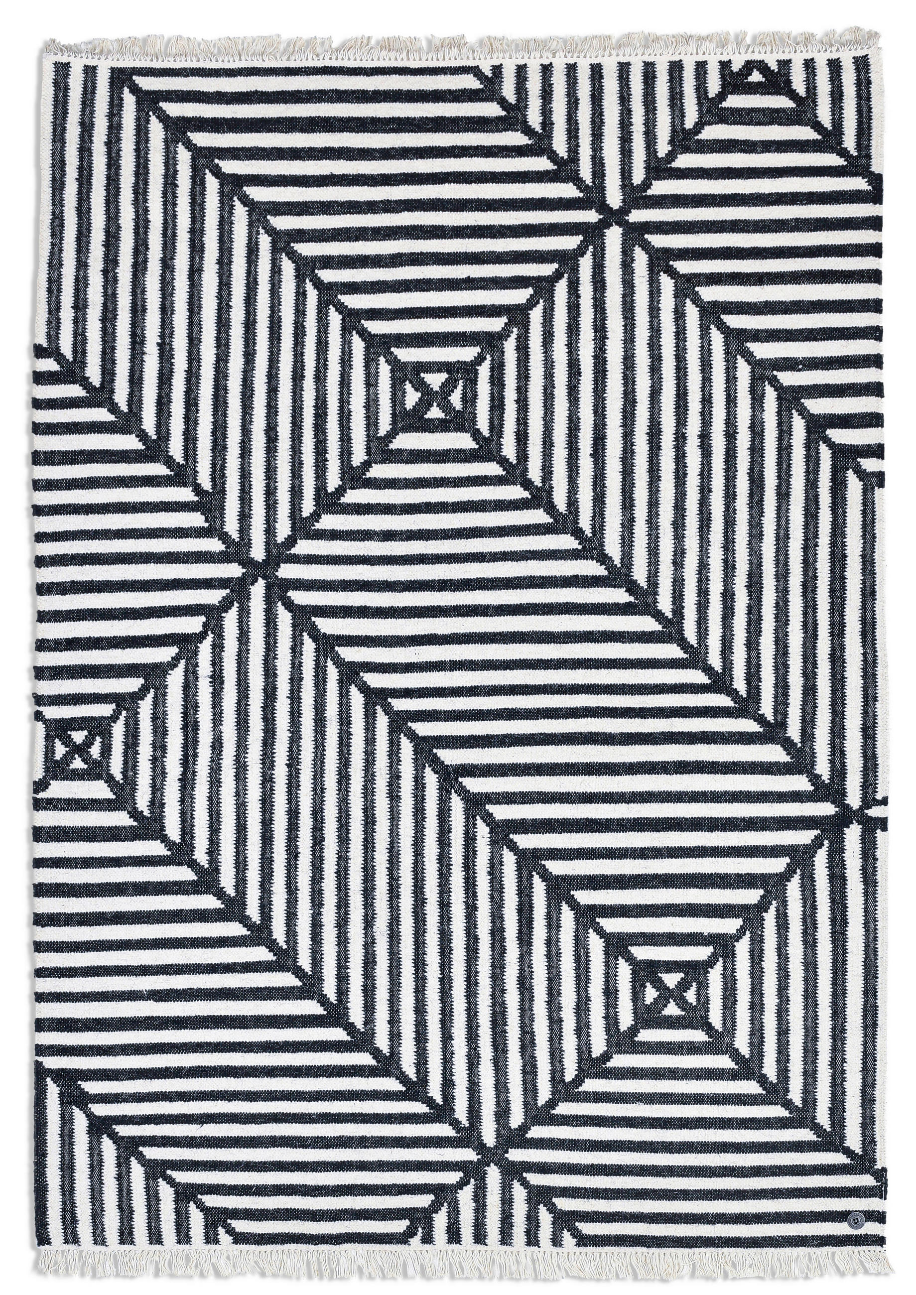 Tom Tailor Teppich Schwarz 65x135 cm