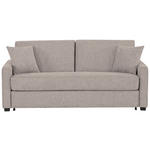 SCHLAFSOFA Webstoff Taupe  - Taupe/Schwarz, Design, Kunststoff/Textil (186/83/100cm) - Xora